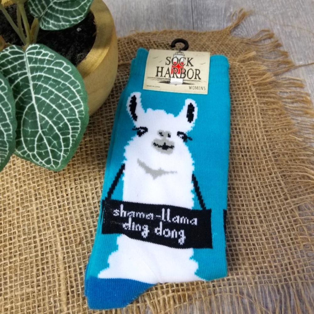 Shama- Llama- Ding Dong Socks!